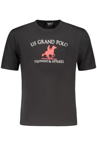 US GRAND POLO RÖVID UJJÚ PÓLÓ FÉRFI FEKETE