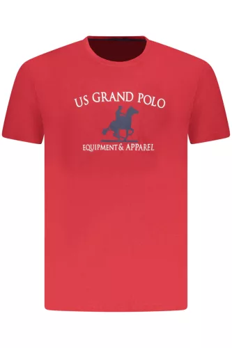 US GRAND FÉRFI RÖVID UJJÚ PIROS PÓLÓ