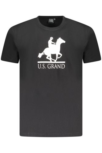 US GRAND POLO RÖVID UJJÚ PÓLÓ FÉRFI FEKETE