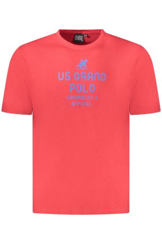 Amerikai Grand Polo férfi rövid ujjú póló, piros