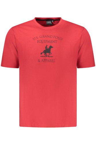 Amerikai Grand Polo férfi rövid ujjú póló, piros