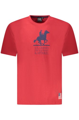 Amerikai Grand Polo férfi rövid ujjú póló, piros