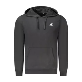 US GRAND FÉRFI FEKETE CIPZÁROS PULÓVER