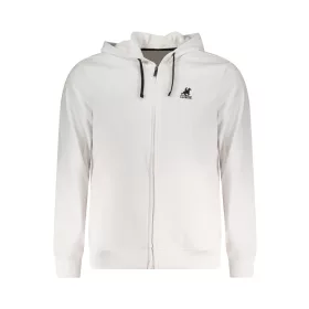 US GRAND FÉRFI FEHÉR CIPZÁROS PULÓVER