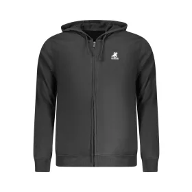 US GRAND FÉRFI FEKETE CIPZÁROS PULÓVER