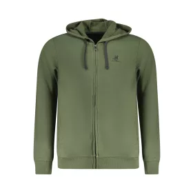 US GRAND ZÖLD CIPZÁROS FÉRFI PULÓVER