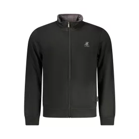 US GRAND FÉRFI FEKETE CIPZÁROS PULÓVER