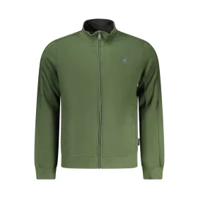 US GRAND ZÖLD CIPZÁROS FÉRFI PULÓVER