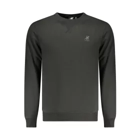 US GRAND FÉRFI FEKETE CIPZÁROS PULÓVER