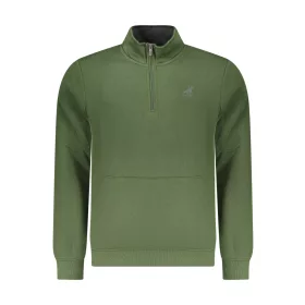 US GRAND FÉRFI CIPZÁRAS PULÓVER ZÖLD