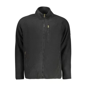 US GRAND FÉRFI FEKETE CIPZÁROS PULÓVER