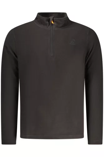 US GRAND FÉRFI FEKETE CIPZÁROS PULÓVER