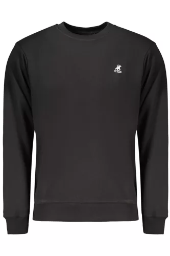 US GRAND FÉRFI FEKETE CIPZÁROS PULÓVER