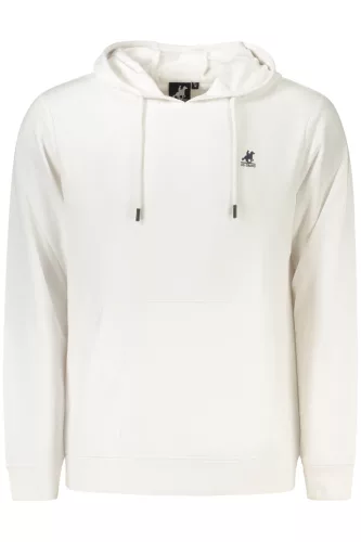 US GRAND FÉRFI FEHÉR CIPZÁROS PULÓVER