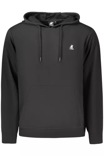 US GRAND FÉRFI FEKETE CIPZÁROS PULÓVER