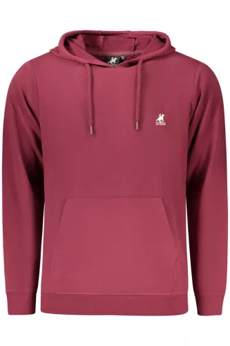 US GRAND FÉRFI PIROS CIPZÁRAS PULÓVER