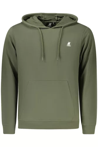 US GRAND FÉRFI CIPZÁRAS PULÓVER ZÖLD