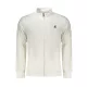US GRAND FÉRFI FEHÉR CIPZÁROS PULÓVER