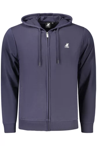 US GRAND FÉRFI KÉK CIPZÁROS PULÓVER