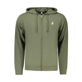 US GRAND ZÖLD CIPZÁROS FÉRFI PULÓVER