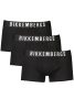 BIKKEMBERGS FÉRFI BOXER FEKETE