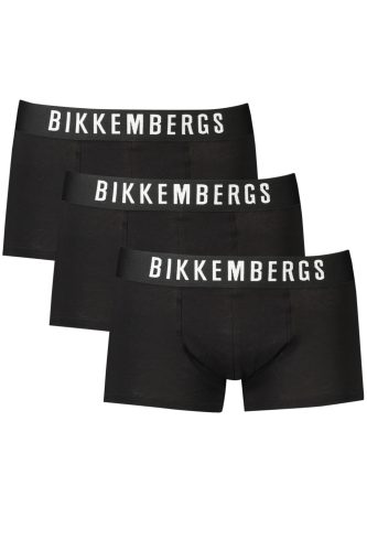 BIKKEMBERGS FÉRFI BOXER FEKETE