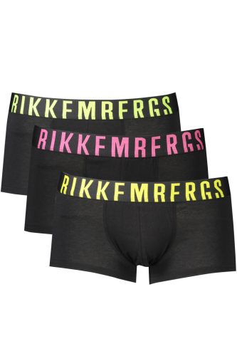 BIKKEMBERGS FÉRFI BOXER FEKETE