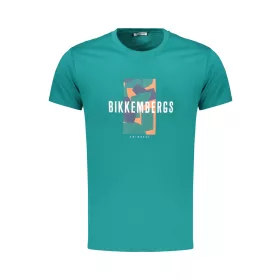 BIKKEMBERGS FÉRFI RÖVID UJJÚ PÓLÓ ZÖLD