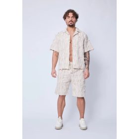 BM24A39_5 BEIGE férfi kétrészes szett