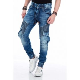   CIPO & BAXX PRÉMIUM MINŐSÉGŰ DIVATOS SLIM FIT FARMER CD446 BLUE