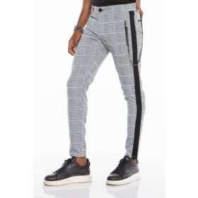 CIPO & BAXX DIVATOS FÉRFI SLIM FIT FARMER CD518 GREY