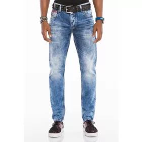 CIPO & BAXX DIVATOS FÉRFI SLIM FIT FARMER CD520 BLUE
