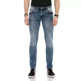 CIPO & BAXX DIVATOS FÉRFI FARMERNADRÁG CD569 BLUE