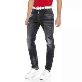 CIPOANDBAXX SLIM FITT FÉRFI FARMERNADRÁG CD666BLACK