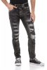 CIPO & BAXX REGULAR FIT FÉRFI FARMERNADRÁG CD713 BLACK