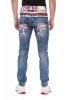 CIPO & BAXX REGULAR FIT FÉRFI FARMERNADRÁG CD714 BLUE