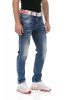 CD717 BLUE REGULAR FIT FÉRFI FARMERNADRÁG 