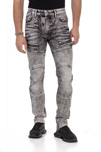 CIPO & BAXX REGULAR FIT FÉRFI FARMERNADRÁG CD732 GREY