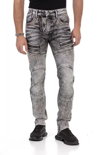 CIPO&BAXX REGULAR FIT FÉRFI FARMERNADRÁG CD732 GREY