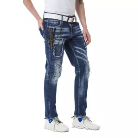 CIPO & BAXX DIVATOS FÉRFI FARMERNADRÁG CD782 BLUE