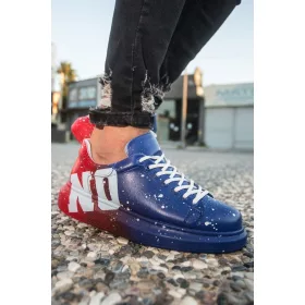 CHEKICH-254.441  BLUE/RED (YES) DIVATOS FÉRFI CIPŐ