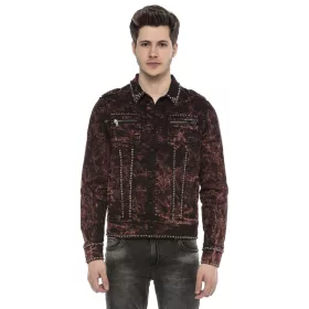 CIPO&BAXX DIVATOS FÉRFI FARMERKABÁT CJ251BURGUNDY