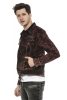 CIPO & BAXX DIVATOS FÉRFI FARMERKABÁT CJ251BURGUNDY