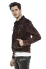 CIPO&BAXX DIVATOS FÉRFI FARMERKABÁT CJ251BURGUNDY