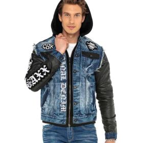 CIPO&BAXX DIVATOS FÉRFI FARMERKABÁT CJ255BLUE CIPO&BAXX DIVATOS FÉRFI FARMERKABÁT CJ255BLUE