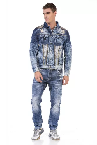 CIPO&BAXX DIVATOS FARMERDZSEKI CJ264 BLUE