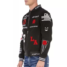 CIPO&BAXX FÉRFI ÁTMENETI DZSEKI CJ274 BLACK