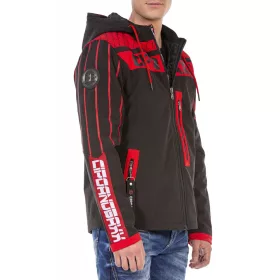 CIPO&BAXX FÉRFI ÁTMENETI DZSEKI CJ275 BLACK