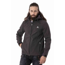 CIPO & BAXX FÉRFI SOFTSHELL KABÁT CJ285 ANTHRACITE