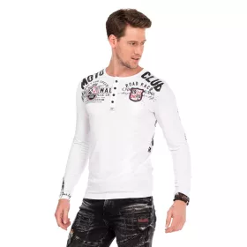 CIPO & BAXX HOSSZÚ UJJÚ FELSŐ CL315WHITE